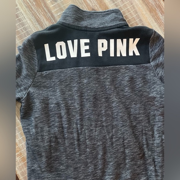 Victoria's Secret Pink Womens Black Pullover Sweatshirt Size Medium - Picture 3 of 4